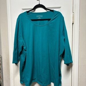 Catherines Green short Sleeve Women's Top